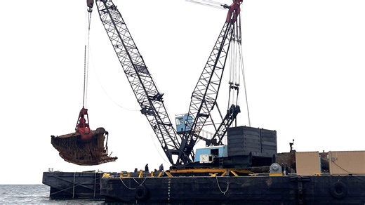 Sea Girt Reef gets car barge reef habitat the size of a football field