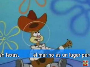 bob esponja - texas, la letra