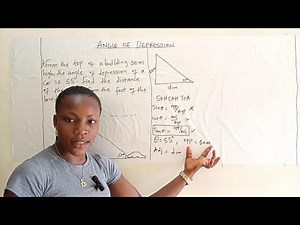Angle of Depression Explained with Solved Example