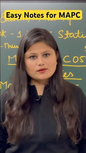 Easy Notes for IGNOU MAPC #ignou #mapc #easynotes