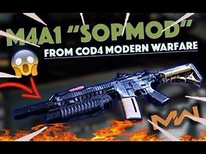 M4A1 SOPMOD from COD4 Modern Warfare