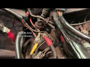 Main Circuit Breaker Replacement - 2003 Harley Davidson Ultra Classic