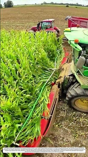 Fast Harvest: How Green Corn Is Chopped Into a Trailer