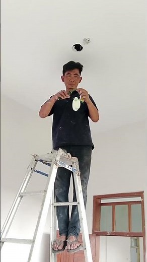 install downlights on gypsum ceilings#gypsum#downlights