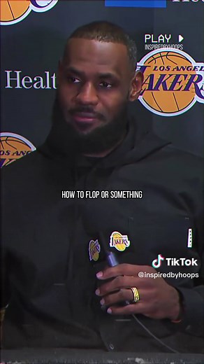 LeBron James Learning How to Flop in NBA Games