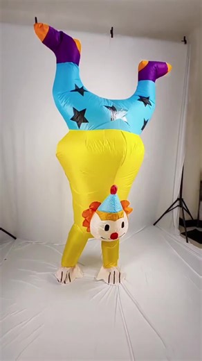 Inflatable model of inflatable inverted clown costume#Inverted clown#clown #inflate #inflateable #inflateables #inflated