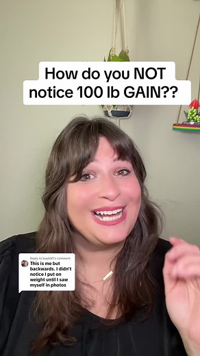 Replying to @leayb85 Yes! It happens in the reverse too. And so easily. When I was gaining, it took so long to notice. #wljourney #plussizeedition #health #wellness #weightloss #weightgain