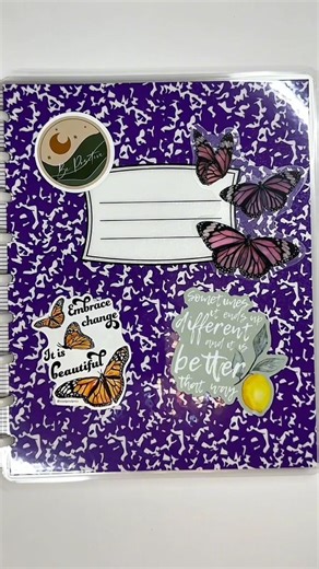 Customizing my new composition book planner cover!