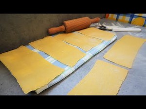 Only Flour & Egg Perfect Pasta Dough / Fresh lasagna Sheets Recipe / Cook at home