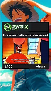Zork knows what is going to happen #onepiece #viral