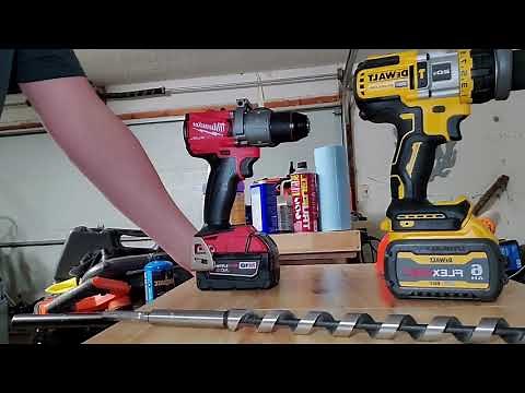Milwaukee Hammer Drill 2804-22 vs Dewalt DCD999 Flexvolt Advantage