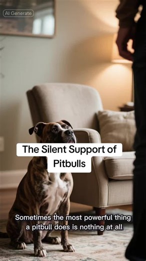 The Silent Support of Pitbulls Pitbulls Pitbull Loyalty Pitbull Heart Pitbull Love Pitbull History Forever Loyal Heart Guardian Pitbull Bond Soul Dog Silent Loyalty #SilentLoyalty #PitbullBond #PitbullLove #SoulDog #NotTheBreed