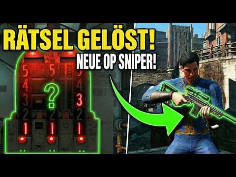Fallout 4 - This PUZZLE hides an OP SNIPER 😱 (Varmint Rifle - Location & Solution)