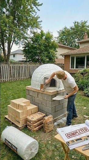 Ingeniería en casa: Cómo construir un horno de leña profesional #ingenieria