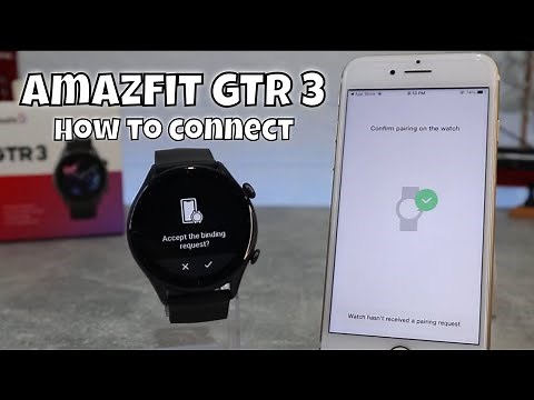 How to connect Amazfit GTR 3 to iPhone with Zepp IOS App