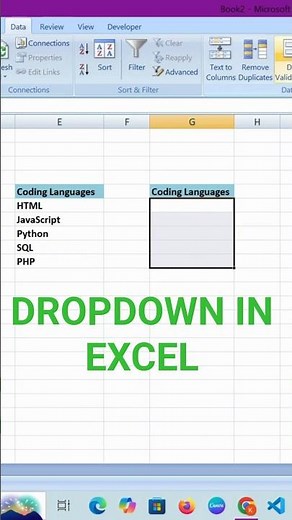 Excel Drop-Down List Tutorial | Step-by-Step Guide #Excel #ExcelTutorial #ExcelTips