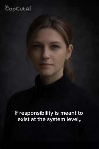 Responsibility in AI is not a model feature. It is a system-level design problem. This short explains why AI risk is not caused by models alone, but by architectures that fragment responsibility and leave no single point of accountability. If responsibility is not explicitly designed into the system, it does not exist — it is displaced. Subscribe for system-level analysis of AI, architecture, and governance. #AI #ArtificialIntelligence #AIGovernance #ResponsibleAI #LLM