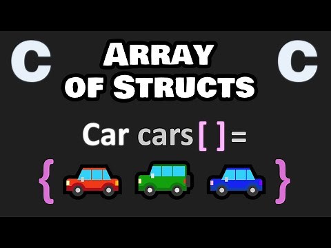 Arrays of structs are easy! 🗄️
