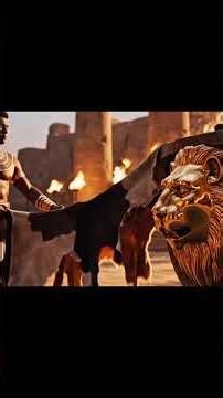 The Royal Lion Cloak of Cleopatra 👑 Ancient Egypt