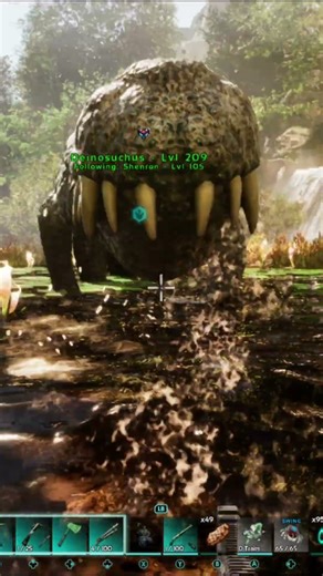 I Tame A Deinosuchus #arksurvivalevolved #arksurvivalascended #gaming #dinosaur #arksupreme #games