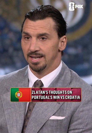@Zlatan Ibrahimović talks about @Portugal’s dramatic win over Croatia in the Round of 32 🇵🇹 #FIFAWorldCup #portugal🇵🇹 #zlatan #PortugalvsCroatia #ronaldo