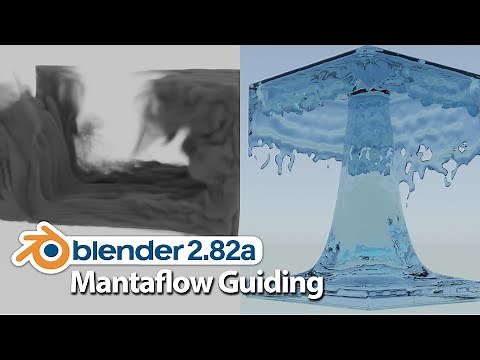 Blender Tutorial - Mantaflow Guides Smoke & Fluid Simulations