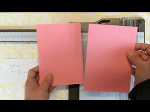 How To Cut A4 and 12x12 Card Stock For Card Bases