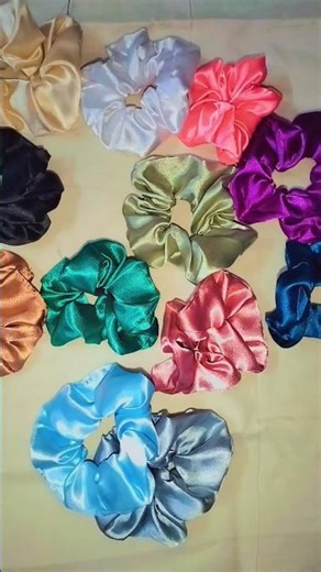 Scrunchies 🌈#unboxing #viral #trending #viralvideo #scrunchies #satisfying #unboxingshorts #fypviral