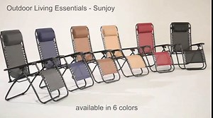 Sunjoy Zero Gravity Chair-Brown