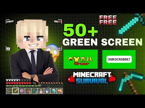 50 Minecraft Green Screen Clips That Make Your Videos 10x Better 🔥! #minecraft #helpful #greenscreen