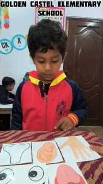 Parts of Body EVS Activity for kids