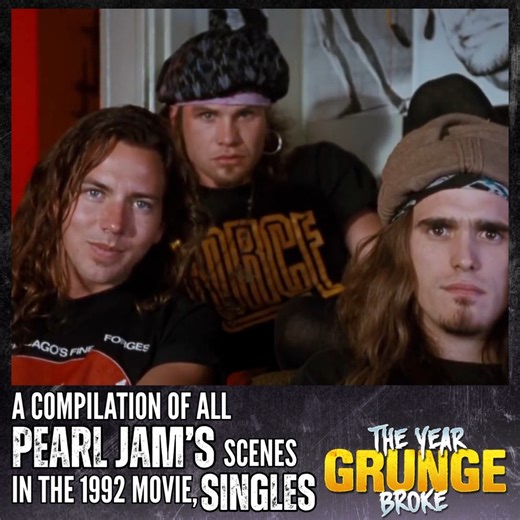 A compilation of PEARL JAM's cameo scenes from the 1992 Cameron Crowe movie SINGLES | The YEAR Grunge BROKE
