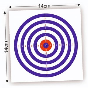 TARGETS Airgun Rifle Pistol 22 177 Target Shooting Air Gun 14cm x 75 | eBay