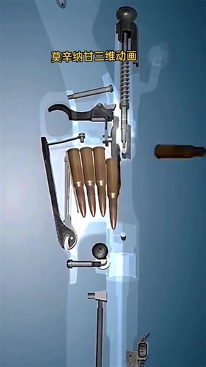 🔍 Mosin–Nagant rifle animation explained ⚙️ #History #Engineering #Animation #Tech #MilitaryHistory