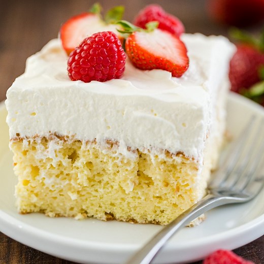 The Only Tres Leches Cake Recipe you'll need! RECIPE: https://natashaskitchen.com/tres-leches-cake/ | NatashasKitchen.com