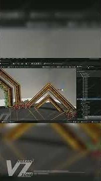 3D Stage Design Ongoing Work in Unreal Engine by Vibrant Zone Studios 🎬✨ #vibrantzone #unrealengine