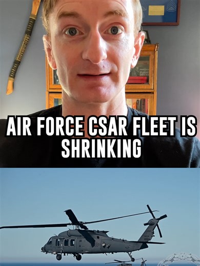 At the heart of the Air Force's combat search and rescue corps is its aging fleet of rescue helicopters. But as the Air Force phases in new HH-60Ws, the size of the force is set to shrink. This is a problem if you're an aviator or another service member, who may one day rely on CSAR. Making the problem worse, is that about a quarter of the HH-60W fleet is slated to be converted to VIP transport in CONUS... #militarynews #airforce #csar