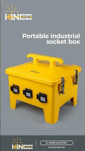 Portable Industrial Socket Box – Tough, Safe & Ready for Any Job Site | KINEE ELECTRIC