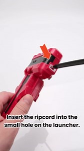 X Winder Launcher, with X Grip for Easy Control, Battling Gyro Accessories(Blue)