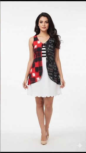 Beautiful frock design #shorts​ 👗🪡#fashion