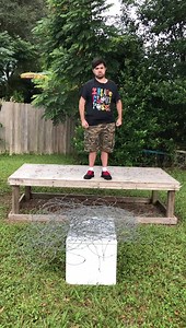 1.6M views · 12K reactions | Coffin drop onto barbwire mini fridge ( AEW DARBY ALLIN STYLE ) I am a professional ￼stunt man | Super humman | Facebook