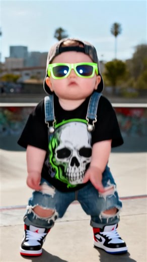 Bébés drôles en danse mignonne