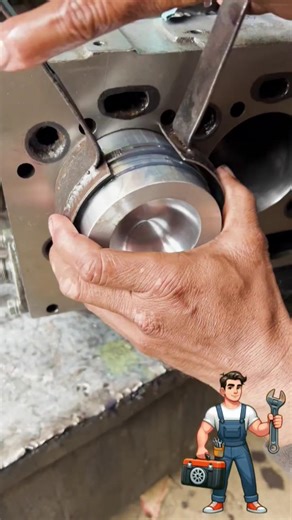 iii cylinder piston installation #shorts