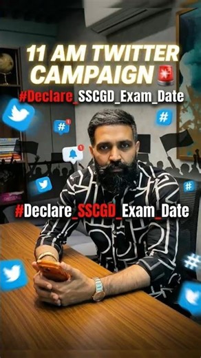 11 am SSC GD twitter campaign Information by Arun Sir | #Declare_SSCGD_Exam_Date Careerwill