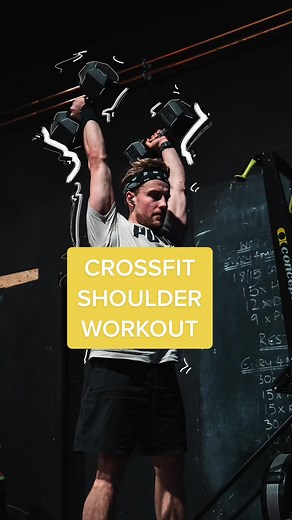 Here’s a shoulder focussed crossfit wod to try ☄️🔥 fuelled by Ghost Lifestyle hydration | code MATT gets you 20% off 💨 #fittok #shoulders #fitness #crossfit #quickworkout #shoulderworkout