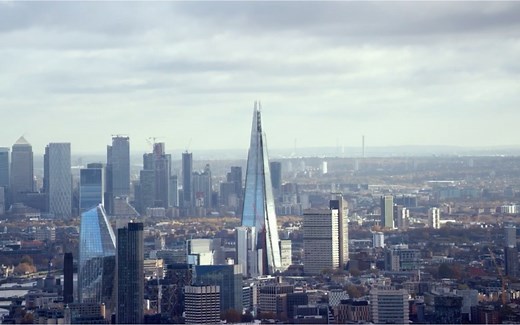 城市风光-英国伦敦London(England)城市航拍