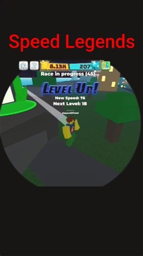PLAYING Speed legends in (Roblox) #game #roblox #robloxedit