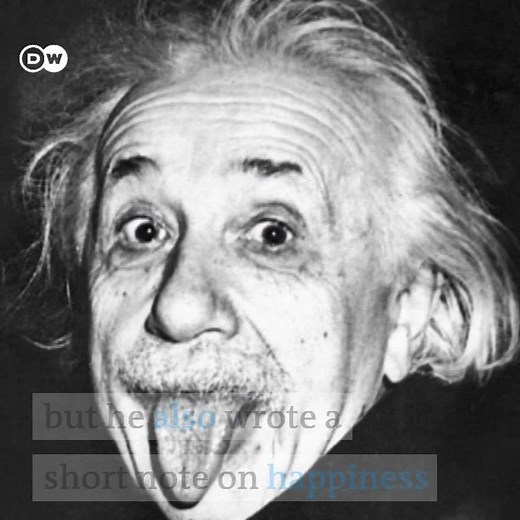 Albert Einstein's 'theory on happiness,' a handwritten note he once gave a hotel bellboy, has been sold at auction for over a million US dollars. | DW News