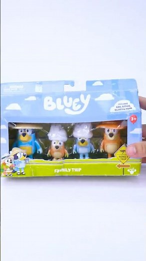 Bluey Family Trip Set Toy Satisfying with Unboxing & Review ASMR Videos