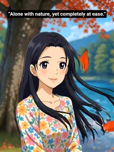 “Alone with nature, yet completely at ease.” #animation #shorts